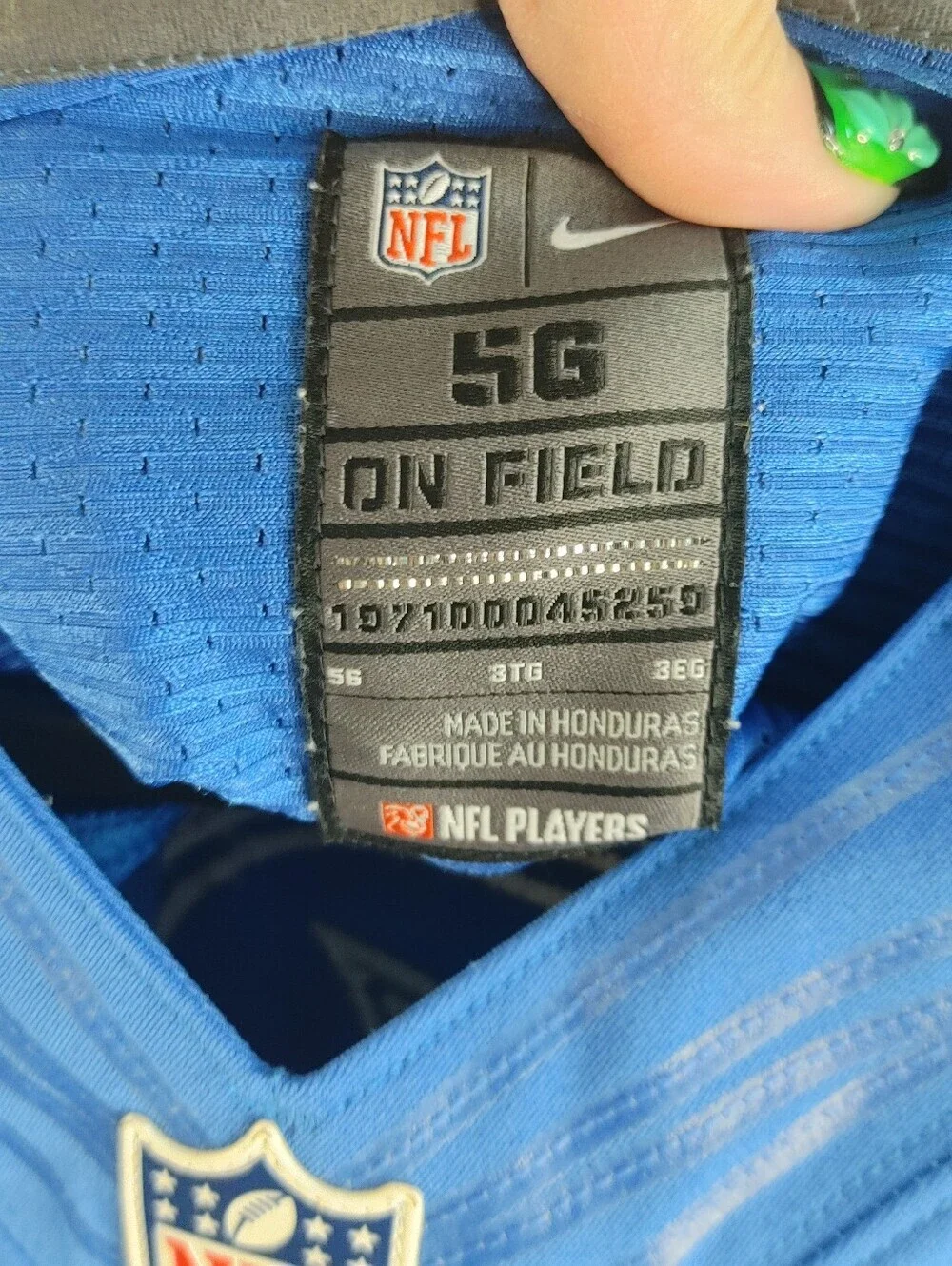 Nike NFL Elite Matthew Stafford Detroit Lions Authentic Jersey Size 56